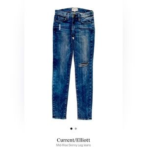Current/Elliott Skinny Leg Jeans
